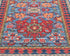 12 Ft Blue Aryana Afghan Hand Knotted Veg Dye Wool Runner Rug